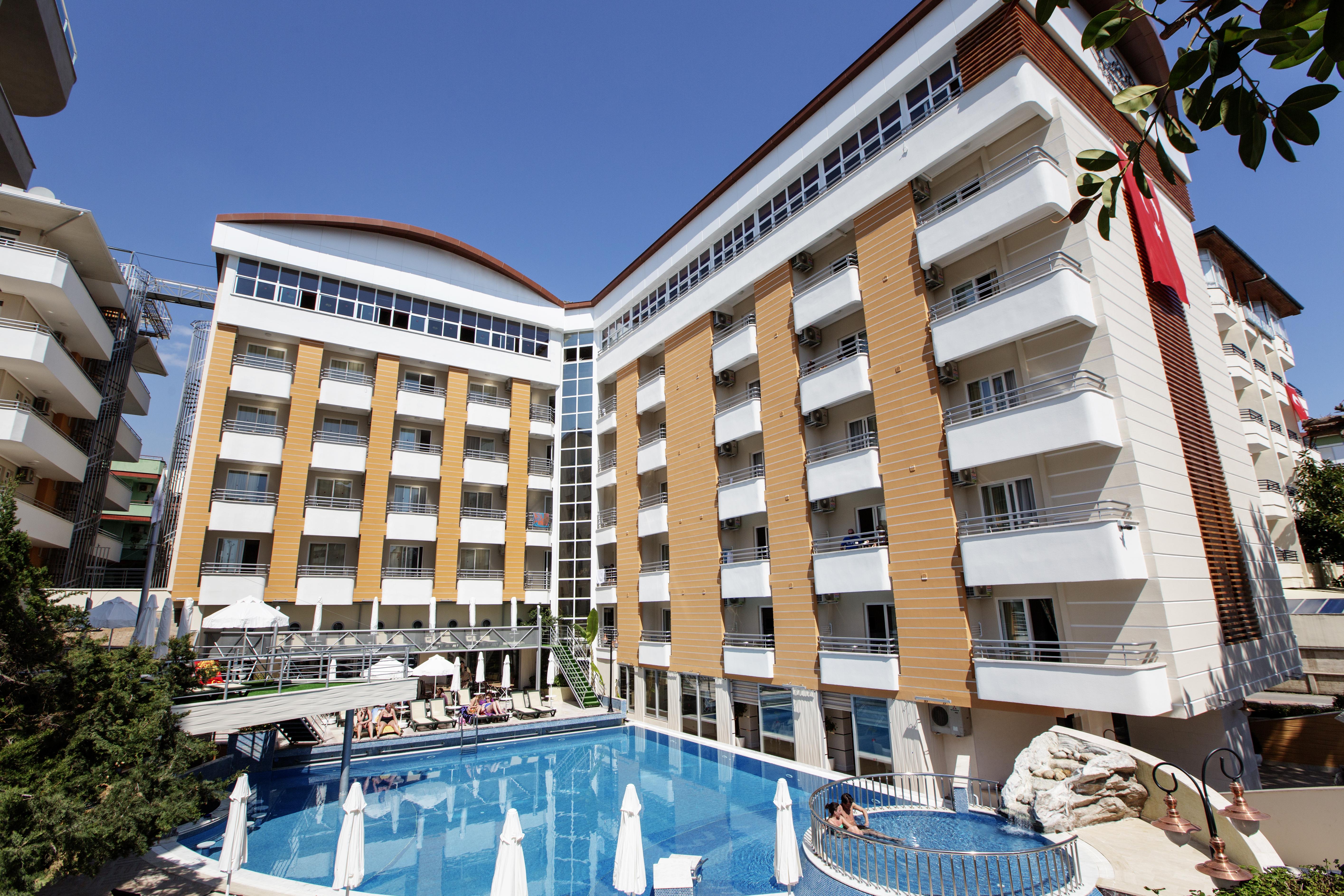 Alaiye Kleopatra Hotel Алания Экстерьер фото