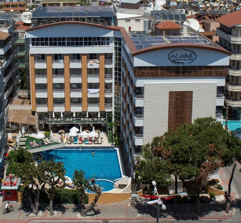 Alaiye Kleopatra Hotel Алания Экстерьер фото
